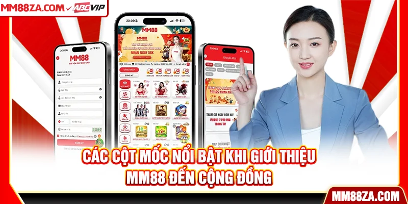 Các cột mốc nổi bật khi giới thiệu MM88 đến cộng đồng